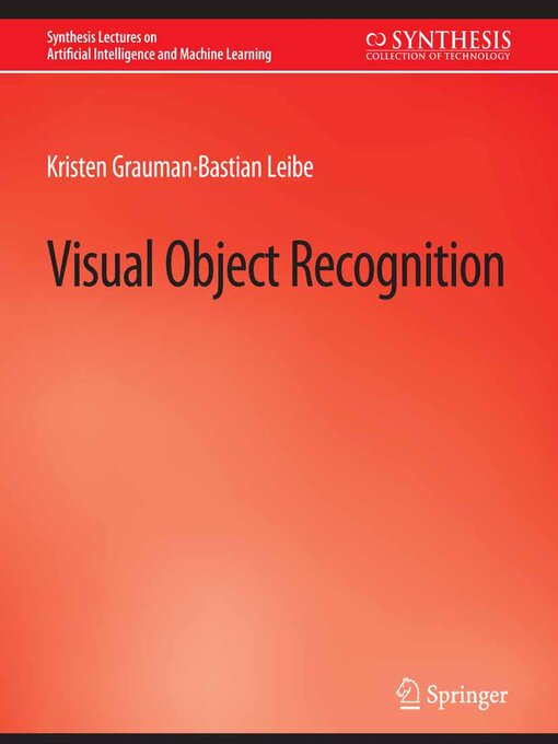 Cover image for Visual Object Recognition